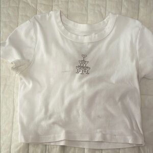 White Graphic Kids T-Shirt